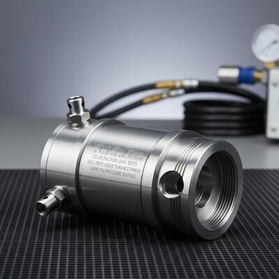 Used For Testing Leaks In Fluid And Gas Systems Coupling for Leak Tests With Electropolished Surfacefinish And 5000 Psi Pressurerating