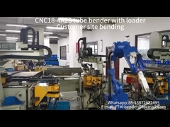 中国製のチューブ屈曲機 CNC18 ローダー付きエンジンにおける高圧パイプのためのサーボ屈曲機
